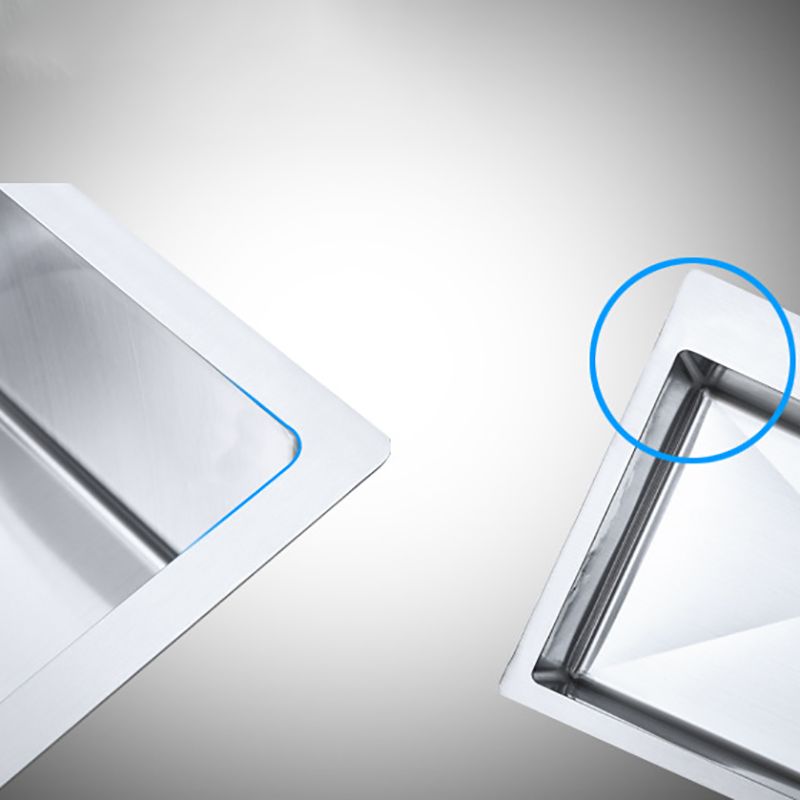 Single Bowl Kitchen Sink Stainless Steel Kitchen Sink(Not Included Faucet) Clearhalo 'Home Improvement' 'home_improvement' 'home_improvement_kitchen_sinks' 'Kitchen Remodel & Kitchen Fixtures' 'Kitchen Sinks & Faucet Components' 'Kitchen Sinks' 'kitchen_sinks' 1200x1200_ebf63437-55bf-4e66-948f-43dfd822c7e6