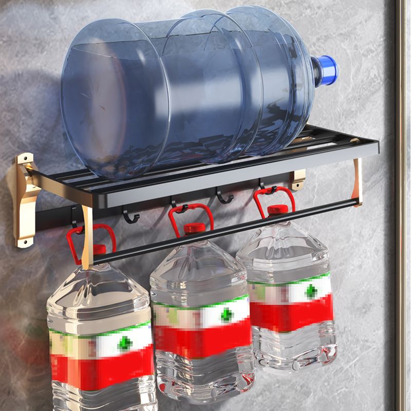 Black & Brass Bathroom Set Modern Style Bathroom Accessory As Individual Or As a Set Clearhalo 'Bathroom Hardware Sets' 'Bathroom Hardware' 'Bathroom Remodel & Bathroom Fixtures' 'bathroom_hardware_sets' 'Home Improvement' 'home_improvement' 'home_improvement_bathroom_hardware_sets' 1200x1200_ec061e54-7a7f-4b32-854a-d730e8a24548