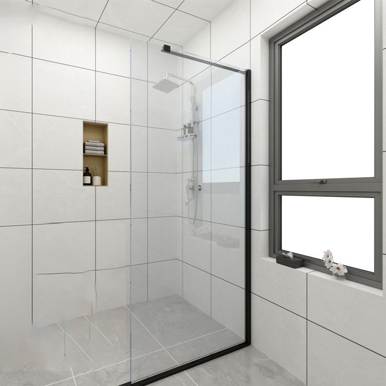 Frameless Transparent Fixed Glass Panel Scratch Resistant Fixed Glass Panel Clearhalo 'Bathroom Remodel & Bathroom Fixtures' 'Home Improvement' 'home_improvement' 'home_improvement_shower_tub_doors' 'Shower and Tub Doors' 'shower_tub_doors' 'Showers & Bathtubs' 1200x1200_ec199a6a-9e1d-449b-86dd-9db62142afb0