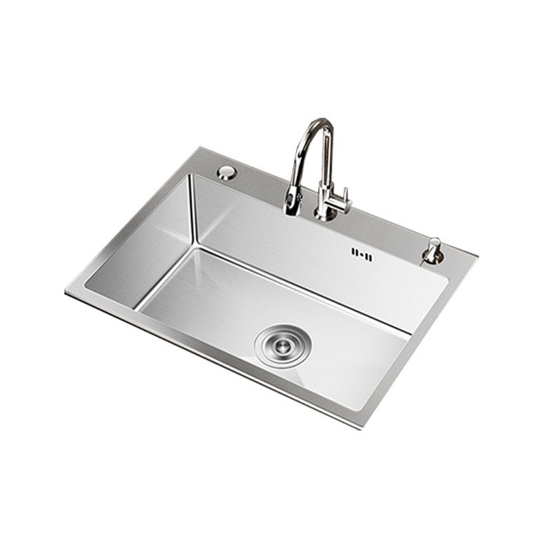 Modern Workstation Sink Stainless Steel with Drain Assembly and Faucet Kitchen Sink Clearhalo 'Home Improvement' 'home_improvement' 'home_improvement_kitchen_sinks' 'Kitchen Remodel & Kitchen Fixtures' 'Kitchen Sinks & Faucet Components' 'Kitchen Sinks' 'kitchen_sinks' 1200x1200_ec321738-0446-4622-8d27-ed7a6e48e34e