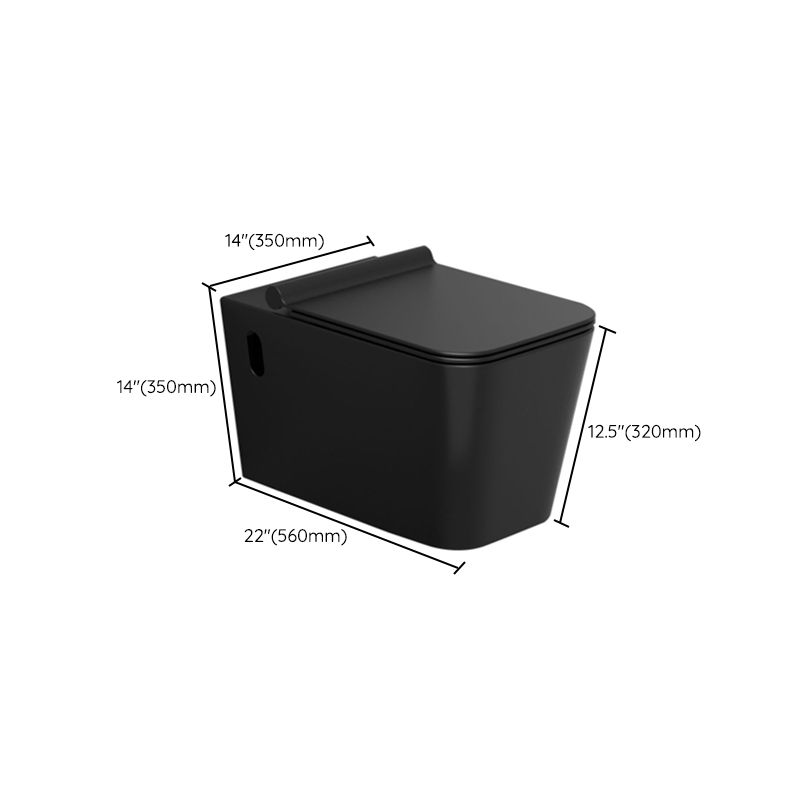 Contemporary Toilet Bowl One Piece Toilet Wall Mount Porcelain Urine Toilet Clearhalo 'Bathroom Remodel & Bathroom Fixtures' 'Home Improvement' 'home_improvement' 'home_improvement_toilets' 'Toilets & Bidets' 'Toilets' 1200x1200_ec39ac78-4721-4cd0-975c-fe1e635c5837