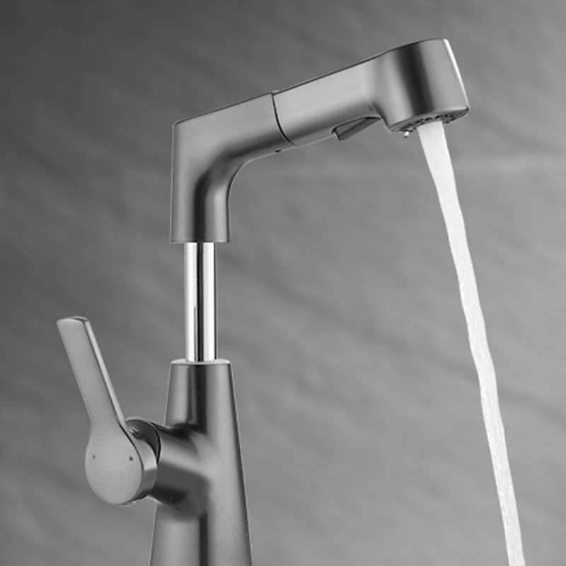 Swivel Spout Sink Faucet Brass Bathroom Low Arc Lifting Faucet Clearhalo 'Bathroom Remodel & Bathroom Fixtures' 'Bathroom Sink Faucets' 'Bathroom Sinks & Faucet Components' 'bathroom_sink_faucets' 'Home Improvement' 'home_improvement' 'home_improvement_bathroom_sink_faucets' 1200x1200_ec3a9528-26b8-49a0-95b9-8625cd317d24