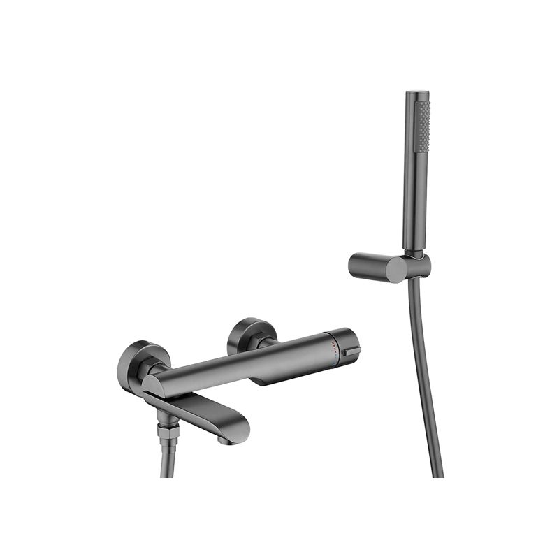 Contemporary Bathroom Faucet Wall Mounted Metal Tub Faucet Trim Clearhalo 'Bathroom Remodel & Bathroom Fixtures' 'Bathtub Faucets' 'bathtub_faucets' 'Home Improvement' 'home_improvement' 'home_improvement_bathtub_faucets' 1200x1200_ec3b2fec-3d55-4d56-99cd-23e1d4a4ff21