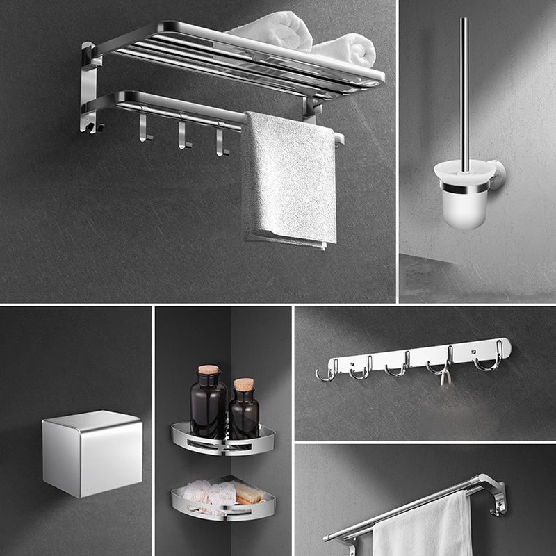 Modern Sliver Bath Hardware Set Metal Bathroom Accessory Kit Clearhalo 'Bathroom Hardware Sets' 'Bathroom Hardware' 'Bathroom Remodel & Bathroom Fixtures' 'bathroom_hardware_sets' 'Home Improvement' 'home_improvement' 'home_improvement_bathroom_hardware_sets' 1200x1200_ec5283b8-9a09-42ce-99c0-b14e3520e05e