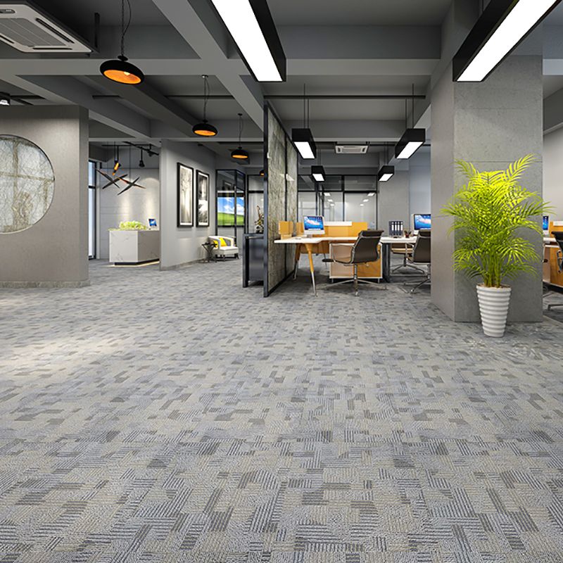 Water-resistant Plastic Floor Rectangular Fabric Look Square Edge Floor Tile Clearhalo 'Flooring 'Home Improvement' 'home_improvement' 'home_improvement_vinyl_flooring' 'Vinyl Flooring' 'vinyl_flooring' Walls and Ceiling' 1200x1200_ec889276-7740-4afa-a2b9-b7a171b3f8c4