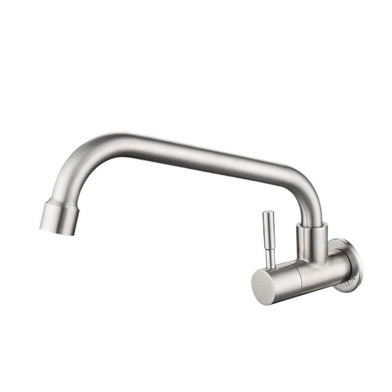 Contemporary Stainless Steel One Handle Pot Filler Low Profile Filler Clearhalo 'Home Improvement' 'home_improvement' 'home_improvement_kitchen_faucets' 'Kitchen Faucets' 'Kitchen Remodel & Kitchen Fixtures' 'Kitchen Sinks & Faucet Components' 'kitchen_faucets' 1200x1200_eca9a363-96e6-446e-bc3e-0ed54dafa9eb