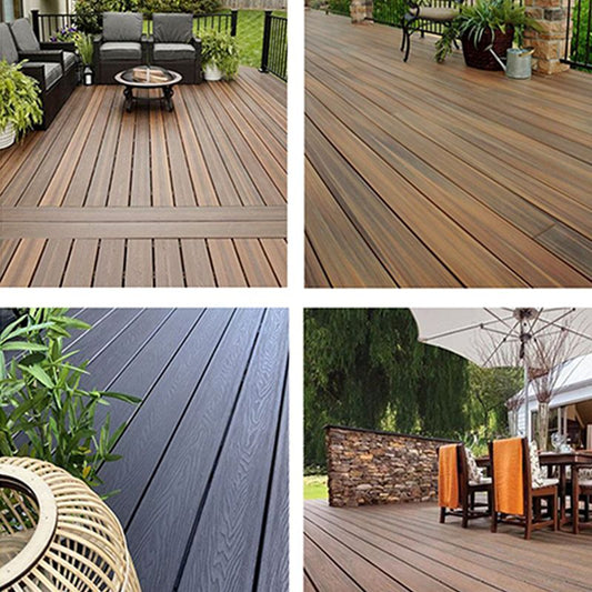Contemporary Hardwood Deck Tiles Wire brushed Nail Tile Flooring Clearhalo 'Flooring 'Hardwood Flooring' 'hardwood_flooring' 'Home Improvement' 'home_improvement' 'home_improvement_hardwood_flooring' Walls and Ceiling' 1200x1200_ecfad22b-4951-4bfb-abcf-5c3a54b2758f