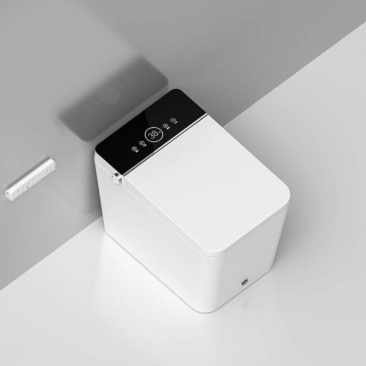 Foot Sensor Smart Toilet Elongated Contemporary Ceramic White Clearhalo 'Bathroom Remodel & Bathroom Fixtures' 'Bidets' 'Home Improvement' 'home_improvement' 'home_improvement_bidets' 'Toilets & Bidets' 1200x1200_ed1b49f4-bb92-42bd-9a72-81a189ef7ce4