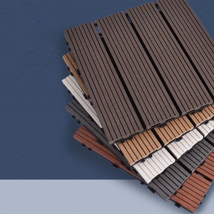 11 Pack 12" X 12" Square Deck/Patio Flooring Tiles Snap Fit for Outdoor Patio Tiles Clearhalo 'Home Improvement' 'home_improvement' 'home_improvement_outdoor_deck_tiles_planks' 'Outdoor Deck Tiles & Planks' 'Outdoor Flooring & Tile' 'Outdoor Remodel' 'outdoor_deck_tiles_planks' 1200x1200_ed3515ee-3033-4427-a7ae-51f4488e796b