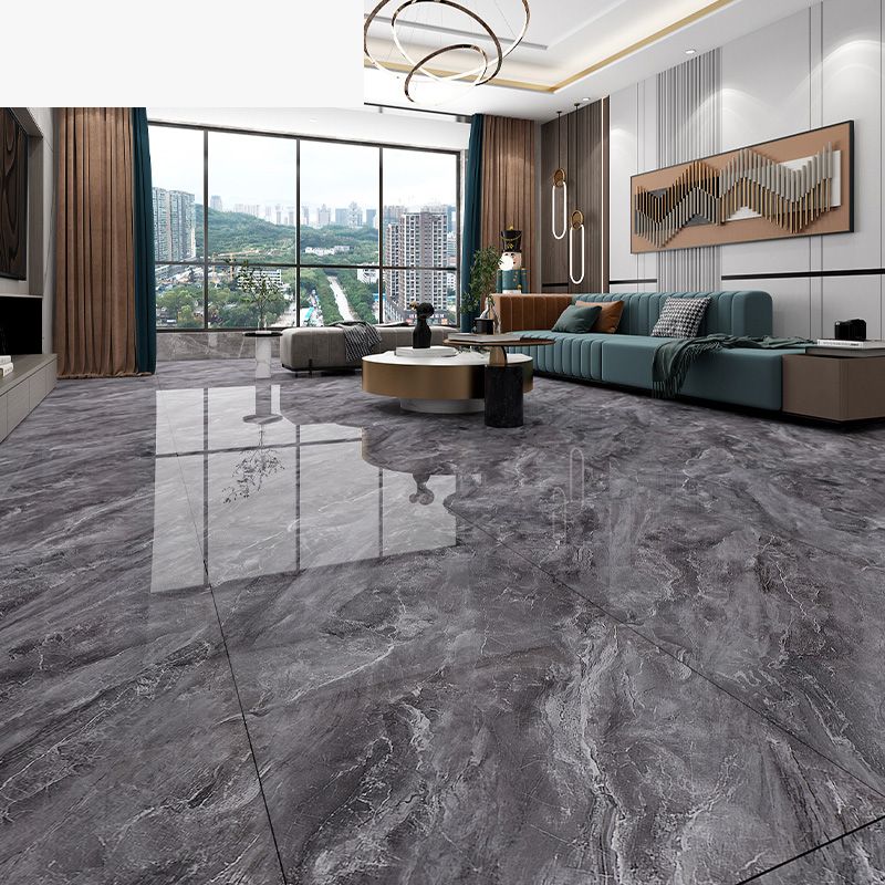 Marbling Floor Tile Slip Resistant Polished Rectangle Singular Tile Clearhalo 'Floor Tiles & Wall Tiles' 'floor_tiles_wall_tiles' 'Flooring 'Home Improvement' 'home_improvement' 'home_improvement_floor_tiles_wall_tiles' Walls and Ceiling' 1200x1200_ed36fb6c-efb2-45bf-ac94-6c095a3ce85b