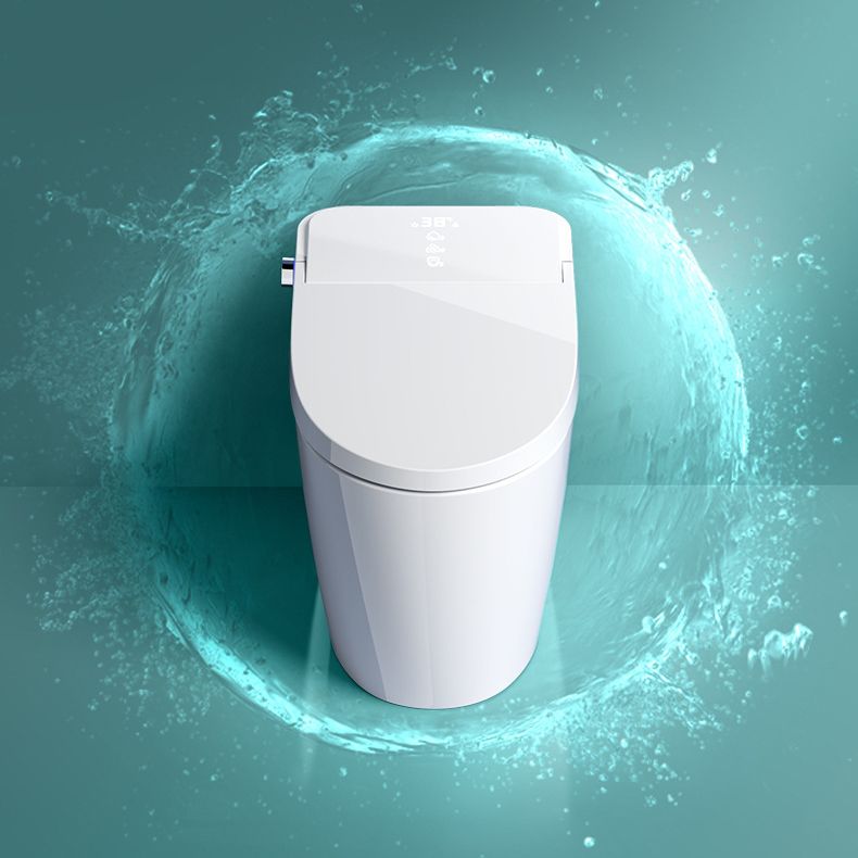 Modern Flush Toilet Concealed Tank One-Piece Toilet with Slow Close Seat Clearhalo 'Bathroom Remodel & Bathroom Fixtures' 'Home Improvement' 'home_improvement' 'home_improvement_toilets' 'Toilets & Bidets' 'Toilets' 1200x1200_ed4ce23e-a6b5-4f97-99c3-c23964269c18