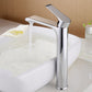 Lever Handle Vessel Sink Faucet Circular Modern Bathroom Faucet Clearhalo 'Bathroom Remodel & Bathroom Fixtures' 'Bathroom Sink Faucets' 'Bathroom Sinks & Faucet Components' 'bathroom_sink_faucets' 'Home Improvement' 'home_improvement' 'home_improvement_bathroom_sink_faucets' 1200x1200_ed6cead7-66ff-4377-812a-b2f95740a5d2