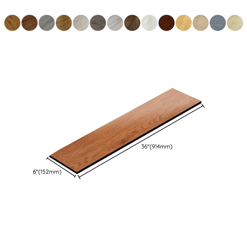 Rectangle PVC Flooring Peel and Stick Smooth Wood Look Vinyl Flooring Clearhalo 'Flooring 'Home Improvement' 'home_improvement' 'home_improvement_vinyl_flooring' 'Vinyl Flooring' 'vinyl_flooring' Walls and Ceiling' 1200x1200_ed76968f-30a0-4525-8794-dd4c7ab0fe59