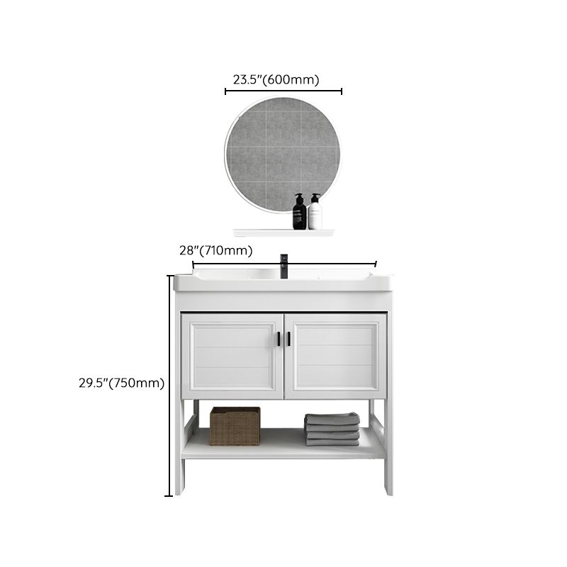 Modern Bathroom Vanity Freestanding Faucet Included Bathroom Sink Vanity Clearhalo 'Bathroom Remodel & Bathroom Fixtures' 'Bathroom Vanities' 'bathroom_vanities' 'Home Improvement' 'home_improvement' 'home_improvement_bathroom_vanities' 1200x1200_ed7b13bb-44a6-4f38-af94-dceb3a97e06b