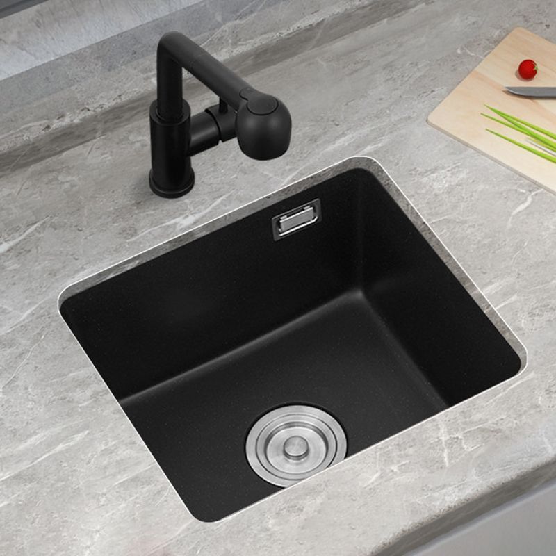 Black Quartz Sink Drop-In Kitchen Sink with with Drain Assembly Clearhalo 'Home Improvement' 'home_improvement' 'home_improvement_kitchen_sinks' 'Kitchen Remodel & Kitchen Fixtures' 'Kitchen Sinks & Faucet Components' 'Kitchen Sinks' 'kitchen_sinks' 1200x1200_edcdb63b-5288-4aa9-b2e1-7091eeb80f32