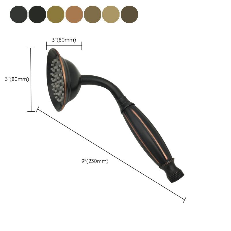 Traditional Handheld Shower Head with Hose Polished Brass Wall-Mount Showerhead Clearhalo 'Bathroom Remodel & Bathroom Fixtures' 'Home Improvement' 'home_improvement' 'home_improvement_shower_heads' 'Shower Heads' 'shower_heads' 'Showers & Bathtubs Plumbing' 'Showers & Bathtubs' 1200x1200_edd1aac8-a856-4191-8b96-36724a7760da