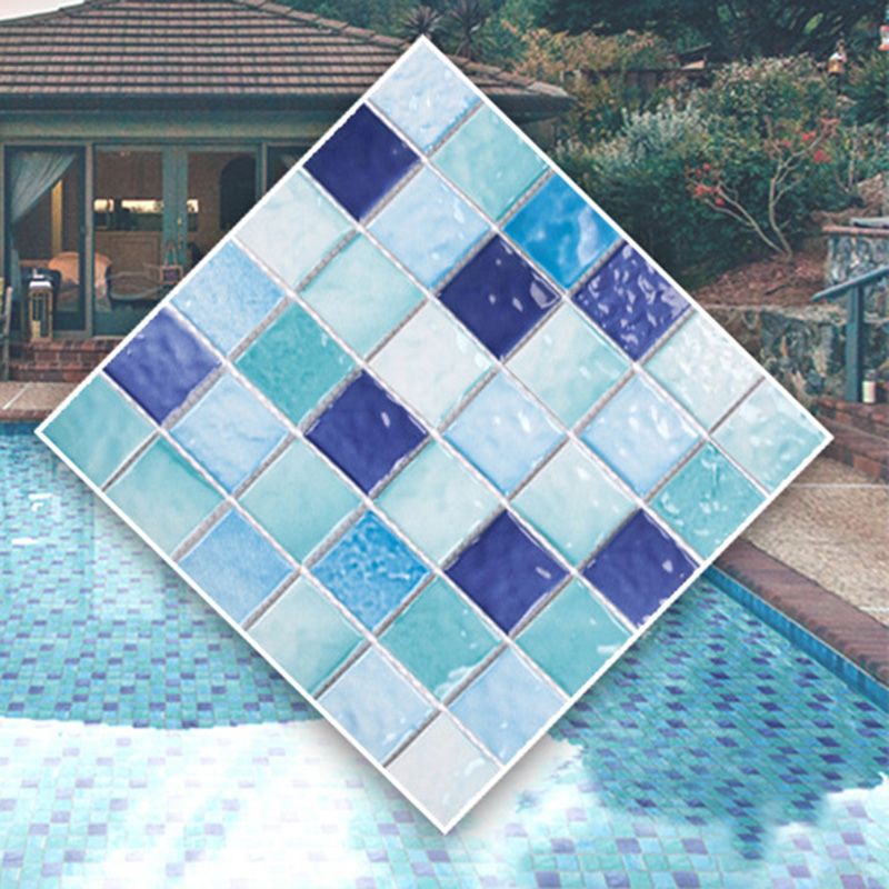 Square Ceramic Tile Brick Look Mosaic Tile for Pool and Bathroom Use Clearhalo 'Floor Tiles & Wall Tiles' 'floor_tiles_wall_tiles' 'Flooring 'Home Improvement' 'home_improvement' 'home_improvement_floor_tiles_wall_tiles' Walls and Ceiling' 1200x1200_ede02aad-181b-4734-a3b8-45dc486a48c5
