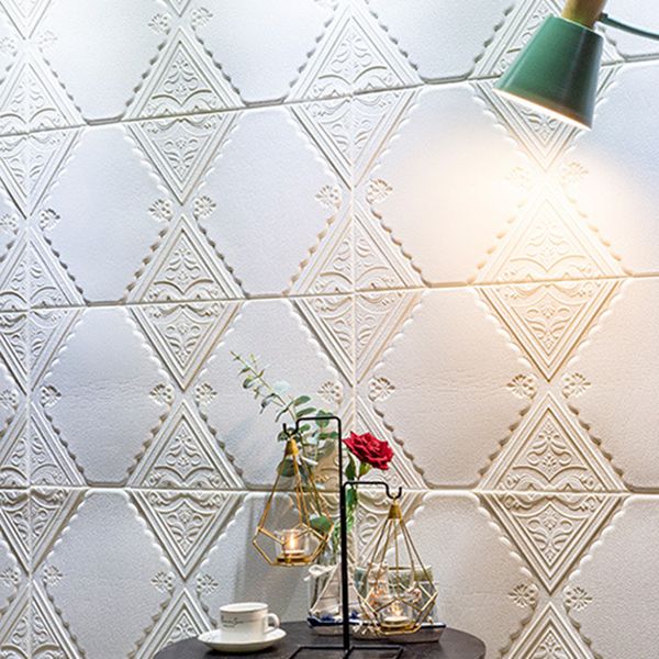 Modern Wall Panels Waterproof 3D Floral Print Peel and Stick Wall Paneling Clearhalo 'Flooring 'Home Improvement' 'home_improvement' 'home_improvement_wall_paneling' 'Wall Paneling' 'wall_paneling' 'Walls & Ceilings' Walls and Ceiling' 1200x1200_edea7bb0-a91c-498b-b9f7-9ec11a19d89d