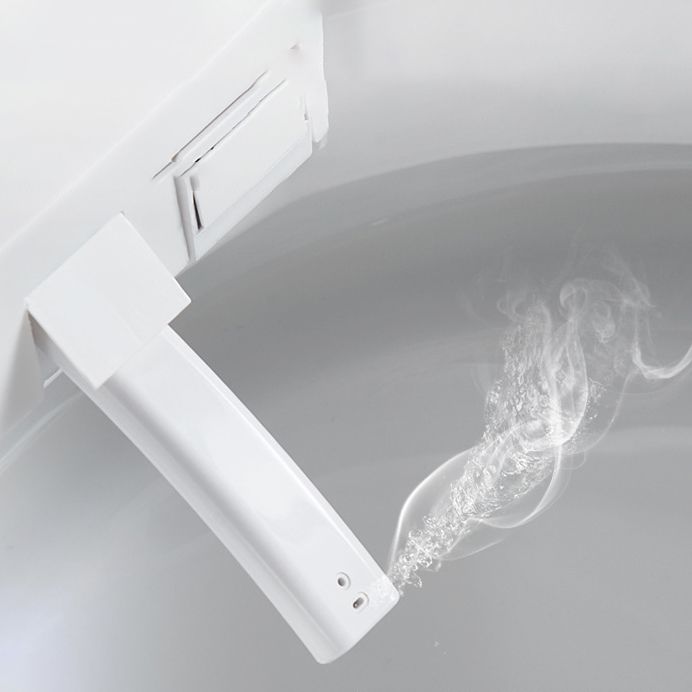 Elongated Floor Mount Bidet Contemporary White Floor Standing Bidet with Heated Seat Clearhalo 'Bathroom Remodel & Bathroom Fixtures' 'Bidets' 'Home Improvement' 'home_improvement' 'home_improvement_bidets' 'Toilets & Bidets' 1200x1200_edecd1b1-3564-485c-9a46-cb6d113426de