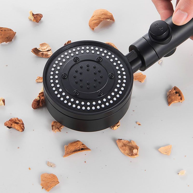 Contemporary Hand Shower Plastic Round Hand Shower with Self-Cleaning Clearhalo 'Bathroom Remodel & Bathroom Fixtures' 'Home Improvement' 'home_improvement' 'home_improvement_shower_heads' 'Shower Heads' 'shower_heads' 'Showers & Bathtubs Plumbing' 'Showers & Bathtubs' 1200x1200_ee35d8a9-610f-47dc-8670-1774eeeaa4c1