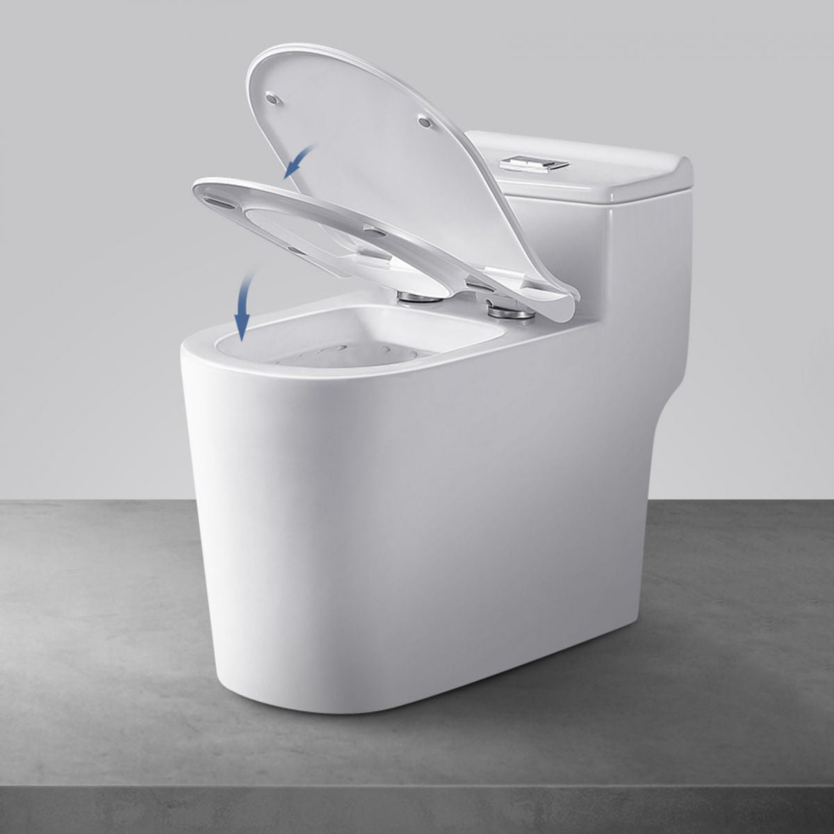 Modern Toilet Bowl One Piece Toilet Floor Mounted Siphon Jet Toilet Clearhalo 'Bathroom Remodel & Bathroom Fixtures' 'Home Improvement' 'home_improvement' 'home_improvement_toilets' 'Toilets & Bidets' 'Toilets' 1200x1200_ee44aa6d-49c5-480b-b275-efac332e2e5f