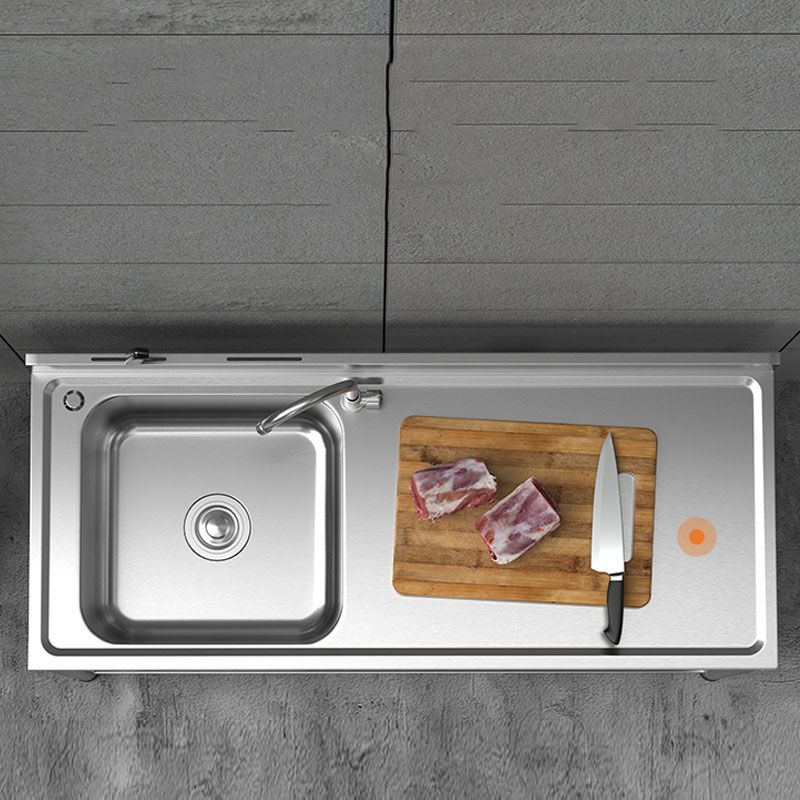 Classic Style Kitchen Sink Stainless Steel 2 Holes Undermount Kitchen Sink Clearhalo 'Home Improvement' 'home_improvement' 'home_improvement_kitchen_sinks' 'Kitchen Remodel & Kitchen Fixtures' 'Kitchen Sinks & Faucet Components' 'Kitchen Sinks' 'kitchen_sinks' 1200x1200_ee4ee483-23e0-4d59-abcd-af8f4984db89
