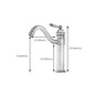 Lever Handle Basin Lavatory Faucet Farmhouse Circular Bathroom Faucet Clearhalo 'bathroom_sink_faucets' 'Conjunta de Baño y Conjunta de Grifo' 'Coronamiento de Baño y Dispositivo de Baño' 'Grifo del lavabo del baño' 'Hogar' 'home_improvement' 'home_improvement_bathroom_sink_faucets' 'Mejoras para el hogar' 1200x1200_ee68afb5-1405-474f-b1cb-0aef2ecbadb6