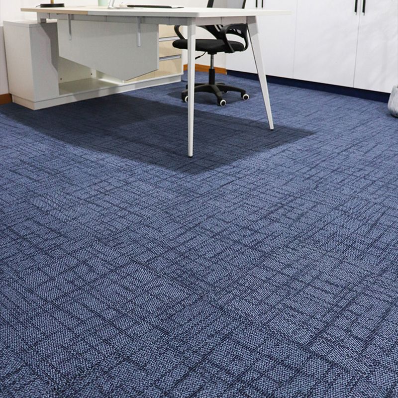 Level Loop Carpet Tile Non-Skid Self Adhesive Indoor Office Carpet Tiles Clearhalo 'Carpet Tiles & Carpet Squares' 'carpet_tiles_carpet_squares' 'Flooring 'Home Improvement' 'home_improvement' 'home_improvement_carpet_tiles_carpet_squares' Walls and Ceiling' 1200x1200_ee96376c-ee6b-429e-ab88-2983371f25c6