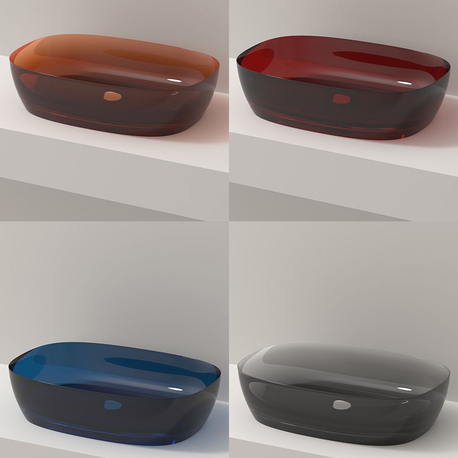 Modern Vessel Bathroom Sink No Craftsmanship Resin Wash Stand Clearhalo 'Bathroom Remodel & Bathroom Fixtures' 'Bathroom Sinks & Faucet Components' 'Bathroom Sinks' 'bathroom_sink' 'Home Improvement' 'home_improvement' 'home_improvement_bathroom_sink' 1200x1200_ee976c2c-d10c-4c39-9a53-e1416c84aac1