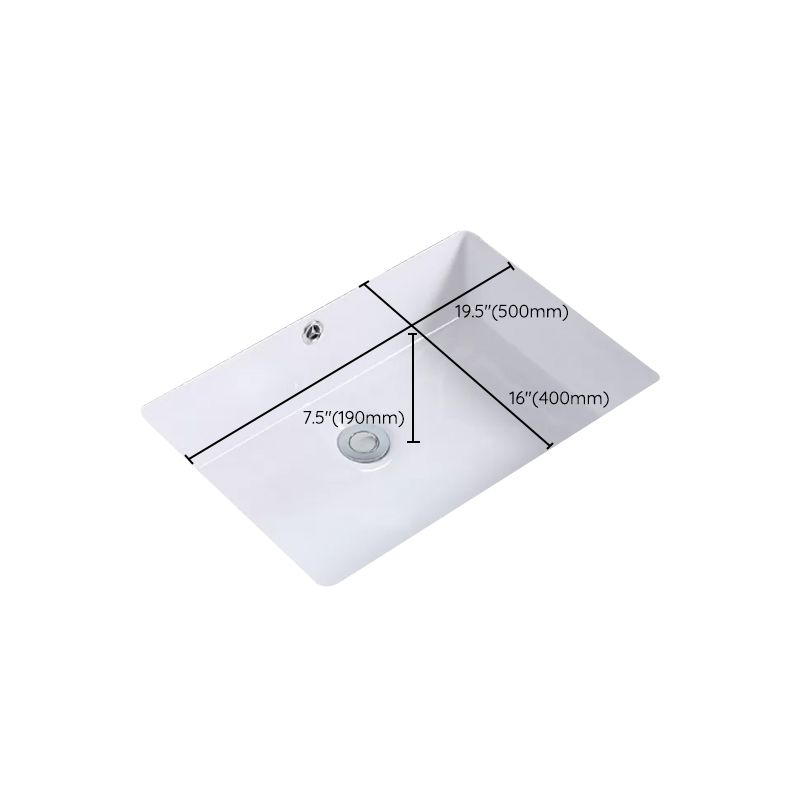 Modern Bathroom Sink Rectangular Vessel Lavatory Sink Pop-Up Drain Clearhalo 'Bathroom Remodel & Bathroom Fixtures' 'Bathroom Sinks & Faucet Components' 'Bathroom Sinks' 'bathroom_sink' 'Home Improvement' 'home_improvement' 'home_improvement_bathroom_sink' 1200x1200_ee997aee-1bc0-4b68-bb85-9941596b5cc7