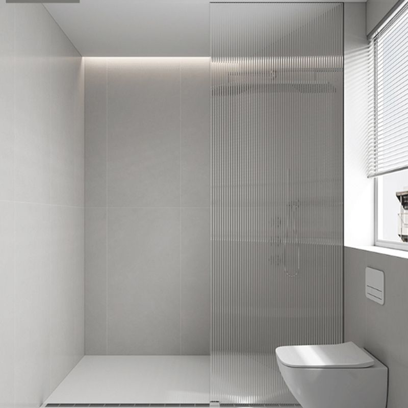 Glass Shower Door Simple One-line Transparent Shower Bath Door Clearhalo 'Bathroom Remodel & Bathroom Fixtures' 'Home Improvement' 'home_improvement' 'home_improvement_shower_tub_doors' 'Shower and Tub Doors' 'shower_tub_doors' 'Showers & Bathtubs' 1200x1200_ee9f69eb-9d46-408c-a644-d9c152320f85