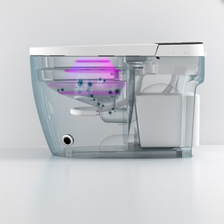 Ceramic Floor Standing Bidet Elongated Heated Seat Bidet in White Clearhalo 'Bathroom Remodel & Bathroom Fixtures' 'Bidets' 'Home Improvement' 'home_improvement' 'home_improvement_bidets' 'Toilets & Bidets' 1200x1200_eec3862e-2422-405d-a9b1-662d275ec810