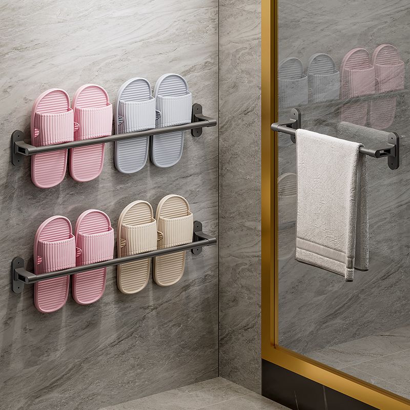 Metal Bathroom Accessory Set Drill and Screw Mount Bathroom Accessory Kit Clearhalo 'Bathroom Hardware Sets' 'Bathroom Hardware' 'Bathroom Remodel & Bathroom Fixtures' 'bathroom_hardware_sets' 'Home Improvement' 'home_improvement' 'home_improvement_bathroom_hardware_sets' 1200x1200_eed787e0-2cd0-4d3f-8ef2-8a9df7aafe8a