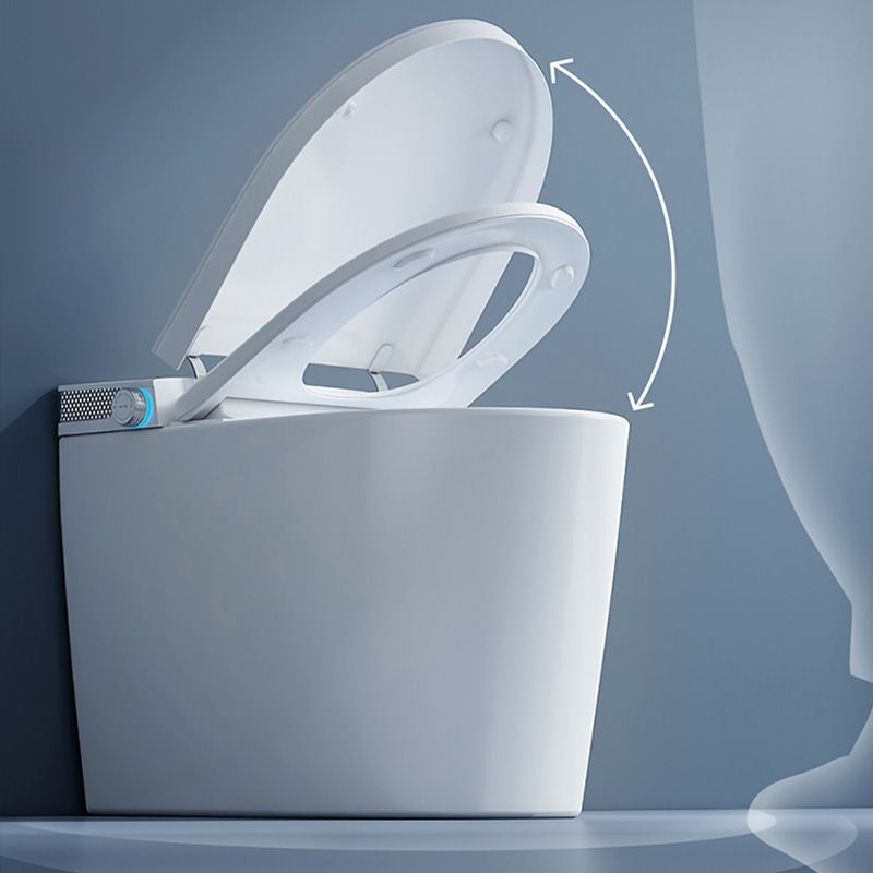 Floor Standing Bidet in White Elongated Whit with Unlimited Warm Water Clearhalo 'Bathroom Remodel & Bathroom Fixtures' 'Bidets' 'Home Improvement' 'home_improvement' 'home_improvement_bidets' 'Toilets & Bidets' 1200x1200_eeddfe8e-31ae-4fb0-bede-d2841a49a020