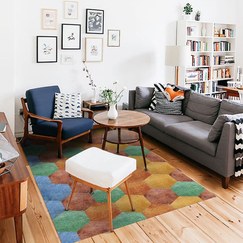 Peel & Stick Tile Stain Resistant Hexagonal Plastic Peel & Stick Tile 20-Pack Clearhalo 'Flooring 'Home Improvement' 'home_improvement' 'home_improvement_peel_stick_blacksplash' 'Peel & Stick Backsplash Tile' 'peel_stick_blacksplash' 'Walls & Ceilings' Walls and Ceiling' 1200x1200_eeeb6d4b-ba90-4265-95a0-f7b2e98fd15b