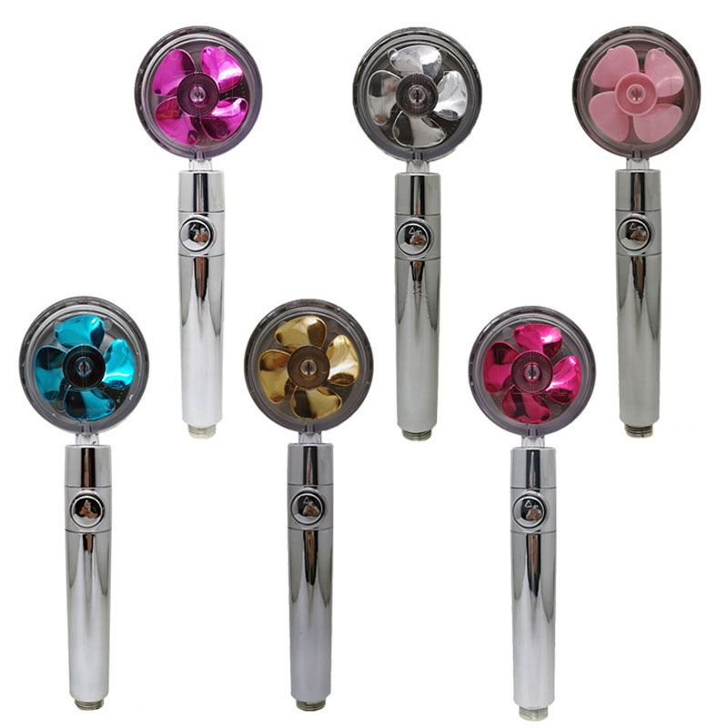 Contemporary Handheld Supercharged Shower Head Round Spray Head Clearhalo 'Bathroom Remodel & Bathroom Fixtures' 'Home Improvement' 'home_improvement' 'home_improvement_shower_heads' 'Shower Heads' 'shower_heads' 'Showers & Bathtubs Plumbing' 'Showers & Bathtubs' 1200x1200_eef74ab0-280a-49e9-8139-6a21538c5374