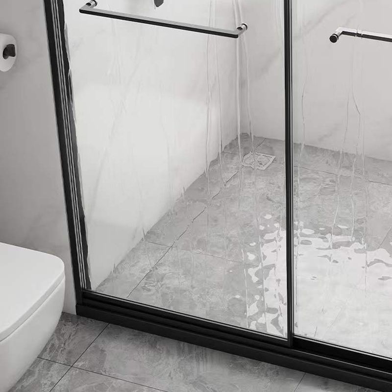 Transparent Double Glass Shower Bath Door Metal Framed Shower Door Clearhalo 'Bathroom Remodel & Bathroom Fixtures' 'Home Improvement' 'home_improvement' 'home_improvement_shower_tub_doors' 'Shower and Tub Doors' 'shower_tub_doors' 'Showers & Bathtubs' 1200x1200_eefcfac5-f1ce-4316-80a0-7c85f65b0574