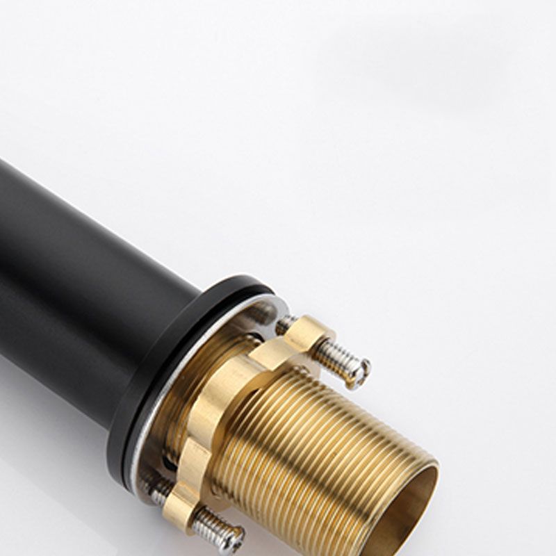 Modern Brass Bathroom Faucet Knob Handles Deck-mount Fixed Faucet Clearhalo 'Bathroom Remodel & Bathroom Fixtures' 'Bathtub Faucets' 'bathtub_faucets' 'Home Improvement' 'home_improvement' 'home_improvement_bathtub_faucets' 1200x1200_ef4e0145-531a-487b-8cd0-fc89dd33c328