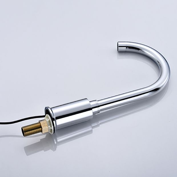 Modern Style Kitchen Faucet Gooseneck Touchless Kitchen Faucet Clearhalo 'Home Improvement' 'home_improvement' 'home_improvement_kitchen_faucets' 'Kitchen Faucets' 'Kitchen Remodel & Kitchen Fixtures' 'Kitchen Sinks & Faucet Components' 'kitchen_faucets' 1200x1200_ef869689-3cbb-4b03-941d-e460685cc503