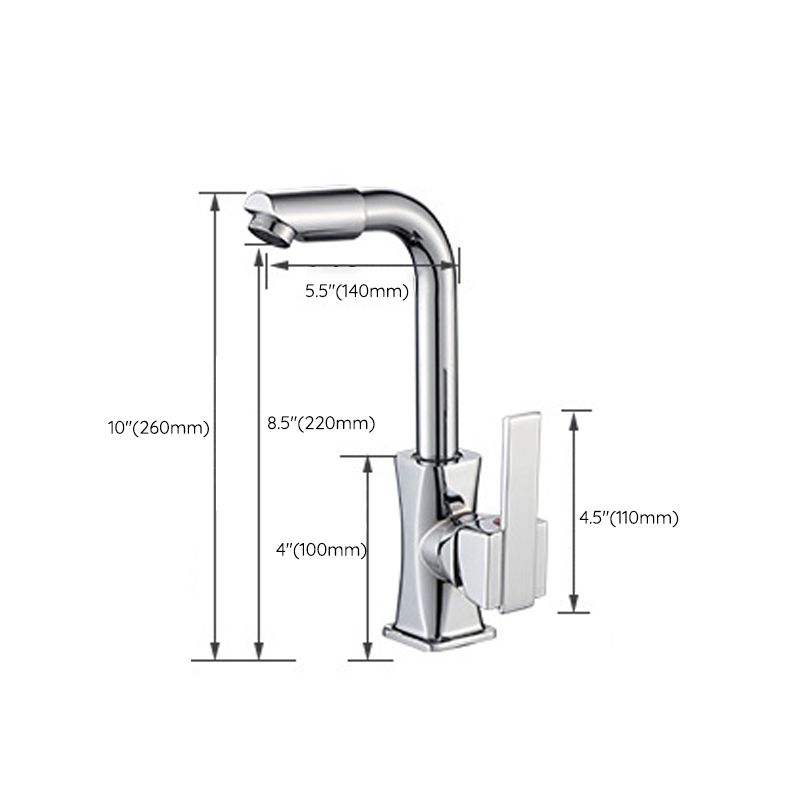 Contemporary One Handle Standard Kitchen Faucet High Arch Water Filler in Chrome Clearhalo 'Home Improvement' 'home_improvement' 'home_improvement_kitchen_faucets' 'Kitchen Faucets' 'Kitchen Remodel & Kitchen Fixtures' 'Kitchen Sinks & Faucet Components' 'kitchen_faucets' 1200x1200_efab73e0-d791-4be1-90bb-a8fcdbec1a13