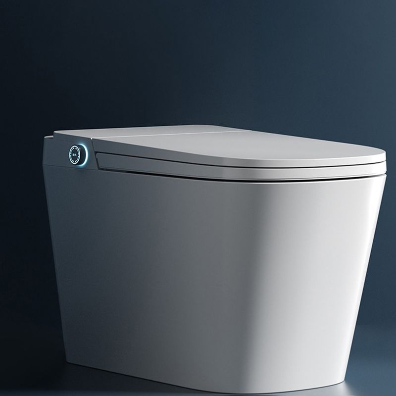 Contemporary Floor Mount Bidet Foot Sensor Elongated White Heated Seat Clearhalo 'Bathroom Remodel & Bathroom Fixtures' 'Bidets' 'Home Improvement' 'home_improvement' 'home_improvement_bidets' 'Toilets & Bidets' 1200x1200_efada0ee-9a96-4368-b750-1fece447308b