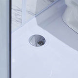 Single Sliding Tempered Glass Shower Stall Rectangle Frosted Shower Kit Clearhalo 'Bathroom Remodel & Bathroom Fixtures' 'Home Improvement' 'home_improvement' 'home_improvement_shower_stalls_enclosures' 'Shower Stalls & Enclosures' 'shower_stalls_enclosures' 'Showers & Bathtubs' 1200x1200_efc15bc7-c0fc-4729-8f9f-62211c4364bc