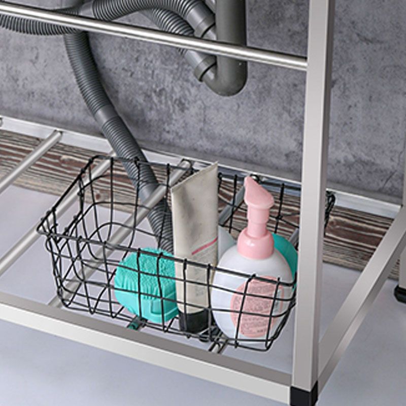 Modern Workstation Ledge Stainless Steel with Faucet and Soap Dispenser Sink Clearhalo 'Home Improvement' 'home_improvement' 'home_improvement_kitchen_sinks' 'Kitchen Remodel & Kitchen Fixtures' 'Kitchen Sinks & Faucet Components' 'Kitchen Sinks' 'kitchen_sinks' 1200x1200_efd07dc3-90e1-457c-9cb6-ae41922101de