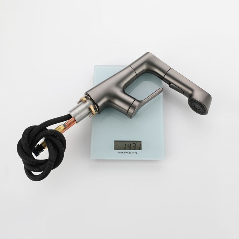 Modern Bathroom Faucet Solid Color Metal Centerset Lavatory Faucet Clearhalo 'Bathroom Remodel & Bathroom Fixtures' 'Bathroom Sink Faucets' 'Bathroom Sinks & Faucet Components' 'bathroom_sink_faucets' 'Home Improvement' 'home_improvement' 'home_improvement_bathroom_sink_faucets' 1200x1200_efdde0b5-b973-4f3e-bc67-64cb69ea2532