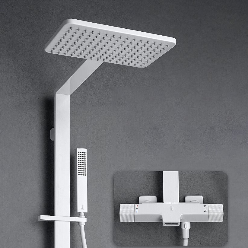 Constant Temperature Shower Set Wall-mounted Rain Shower Set Pressurized Water Outlet Clearhalo 'Bathroom Remodel & Bathroom Fixtures' 'Home Improvement' 'home_improvement' 'home_improvement_shower_faucets' 'Shower Faucets & Systems' 'shower_faucets' 'Showers & Bathtubs Plumbing' 'Showers & Bathtubs' 1200x1200_eff039af-7d88-4374-ba0d-856861cbd2ca