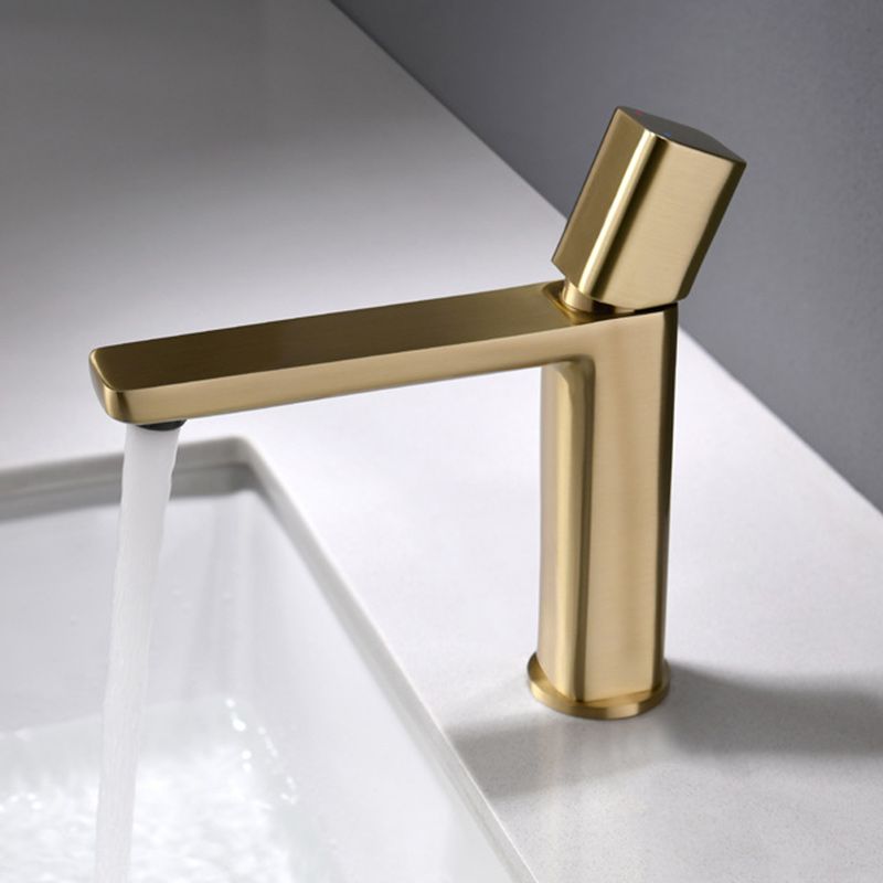 Modern Vessel Faucet Brass Lever Handles Low Arc Bathroom Sink Faucet Clearhalo 'Bathroom Remodel & Bathroom Fixtures' 'Bathroom Sink Faucets' 'Bathroom Sinks & Faucet Components' 'bathroom_sink_faucets' 'Home Improvement' 'home_improvement' 'home_improvement_bathroom_sink_faucets' 1200x1200_f0083fa7-b7f2-4eb6-99b1-ffa56b05b049