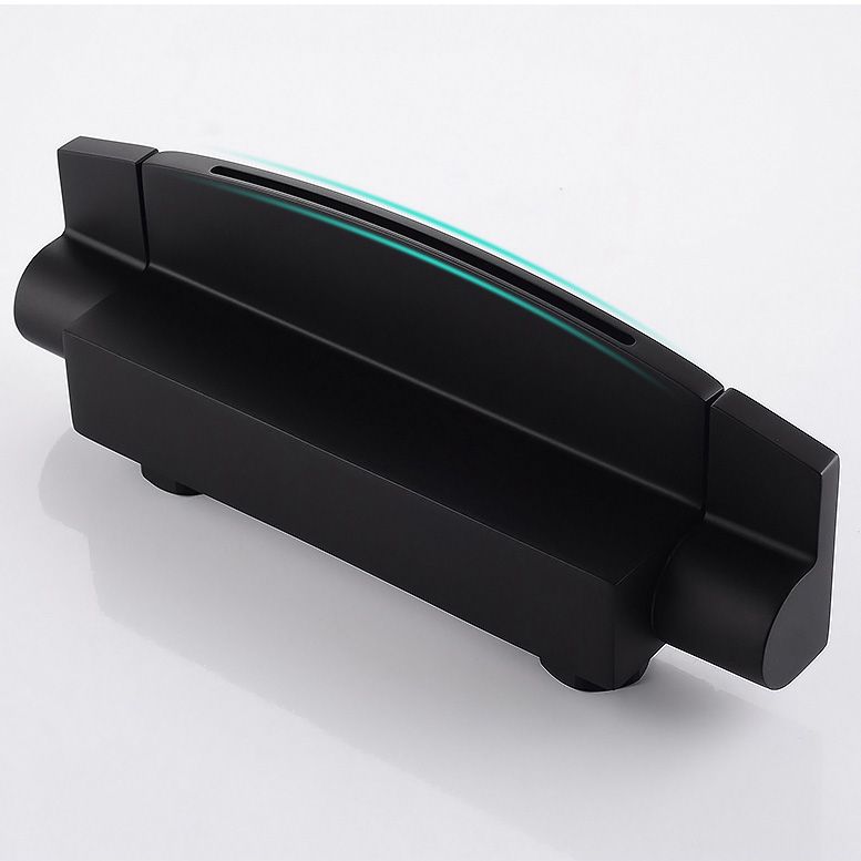 Modern Bathroom Faucet Two Handle Copper Wall Mounted Bath Faucet Trim Clearhalo 'Bathroom Remodel & Bathroom Fixtures' 'Bathtub Faucets' 'bathtub_faucets' 'Home Improvement' 'home_improvement' 'home_improvement_bathtub_faucets' 1200x1200_f01a111c-15f4-413d-9ac8-ffb752fac473