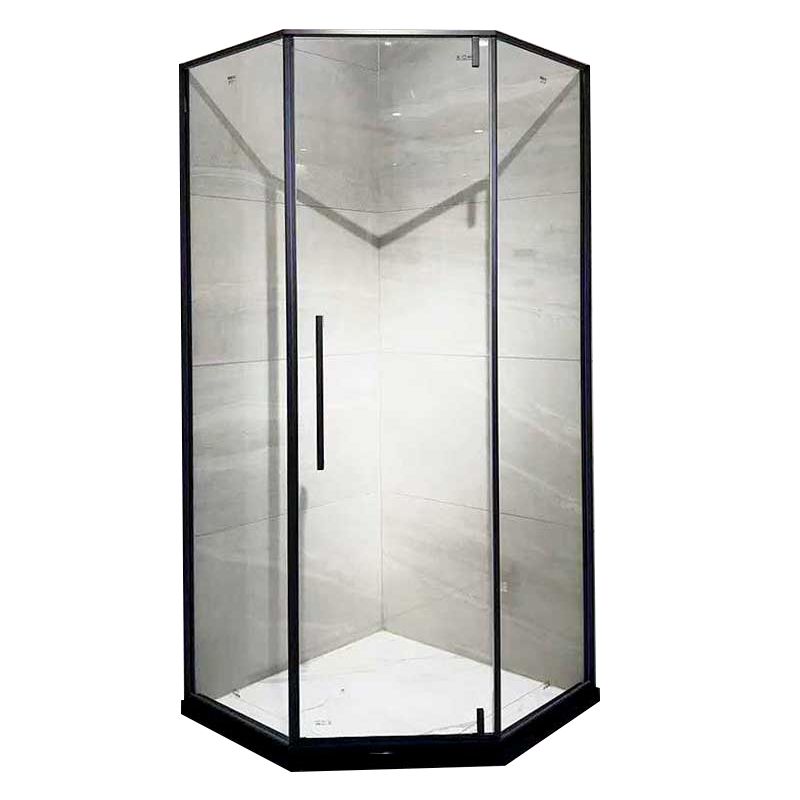 Pivot Transparent Shower Bath Door Transparent Shower Door with Door Handle Clearhalo 'Bathroom Remodel & Bathroom Fixtures' 'Home Improvement' 'home_improvement' 'home_improvement_shower_tub_doors' 'Shower and Tub Doors' 'shower_tub_doors' 'Showers & Bathtubs' 1200x1200_f03da87d-86d4-41c4-8dd7-6a03c887fcfa