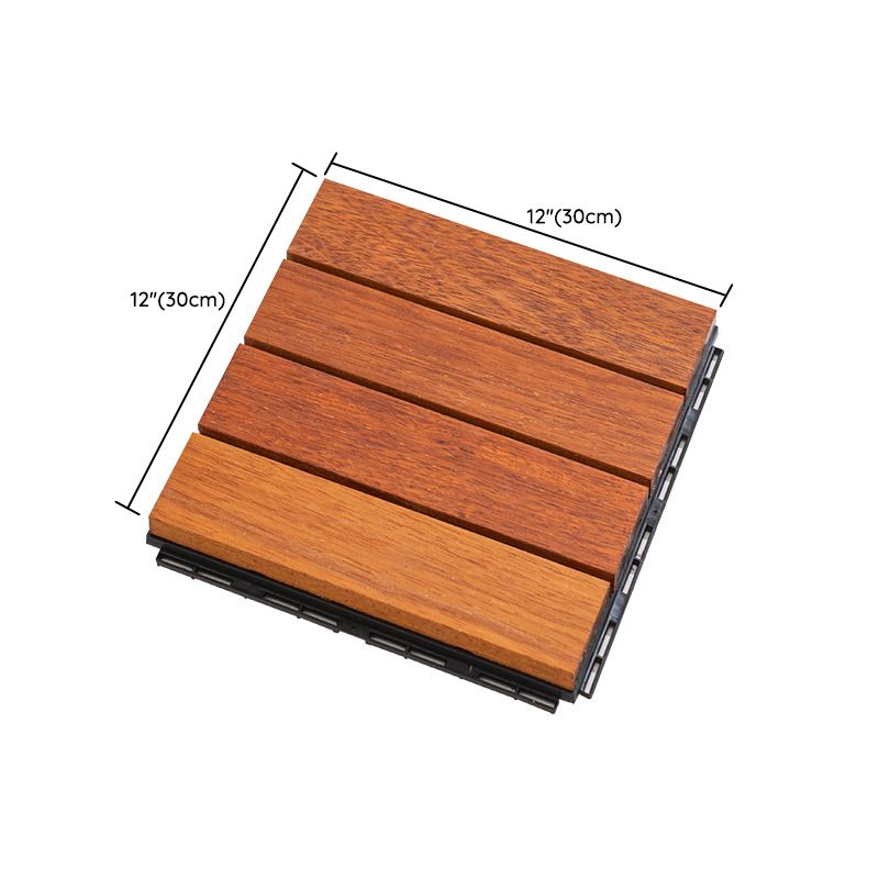 Tradition Smooth Wood Floor Tile Click Lock Teak Wood for Living Room Clearhalo 'Flooring 'Hardwood Flooring' 'hardwood_flooring' 'Home Improvement' 'home_improvement' 'home_improvement_hardwood_flooring' Walls and Ceiling' 1200x1200_f052003a-6ade-4a56-849e-0777a14ec5f0