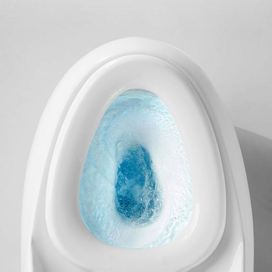 Gray & White Ceramic Toilet Seat Bidet Round 26.4" H Bidet Seat Clearhalo 'Bathroom Remodel & Bathroom Fixtures' 'Bidets' 'Home Improvement' 'home_improvement' 'home_improvement_bidets' 'Toilets & Bidets' 1200x1200_f067b1ee-4bd9-4459-8487-0867011dfd76